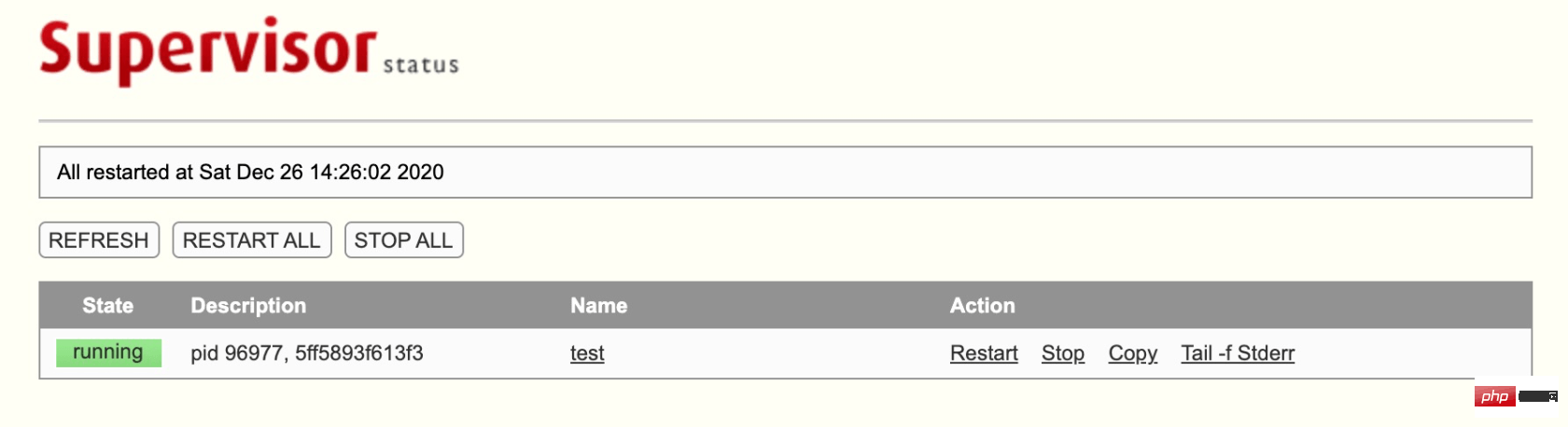 PHP模拟supervisor的进程管理
