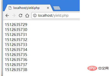 PHP性能优化利器：生成器
