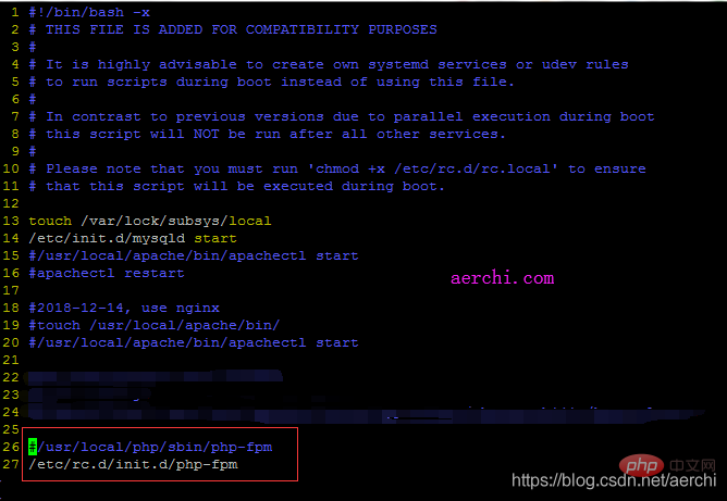 介绍Centos安装PHP7及配置php-fpm开机启动