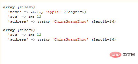 php数组怎么根据key删除元素