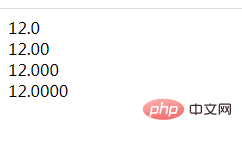 php怎么将int（整数）类型转为小数