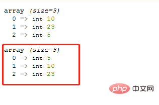 php给三个数排序的最简方法是什么