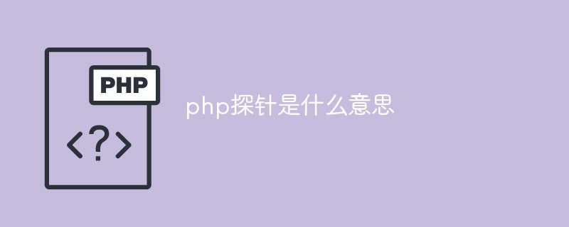 php探针是什么意思