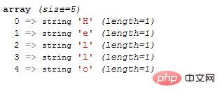 php怎么将字符串分割转为数组