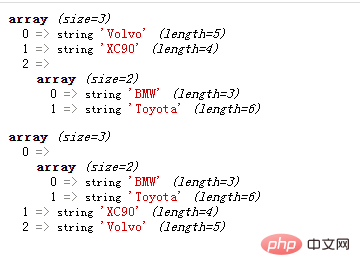 php怎么进行数组翻转