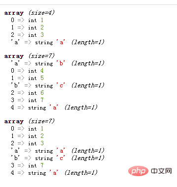 php合并数组的方法有哪些